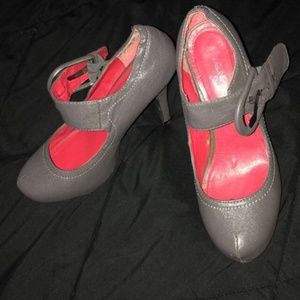 Gray High heels